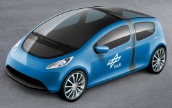 DLR Blue Car