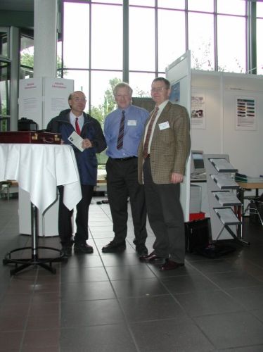 Prof. Gerald Kampe, Hans Gall, Ewald Hessel (v.l.n.r.)